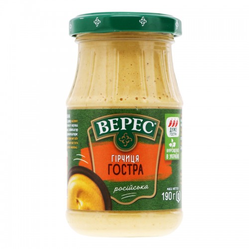 190 Г ГОРЧИЦА ПИКАНТНАЯ ВЕРЕС